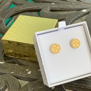 Stud Gold Colored Earrings